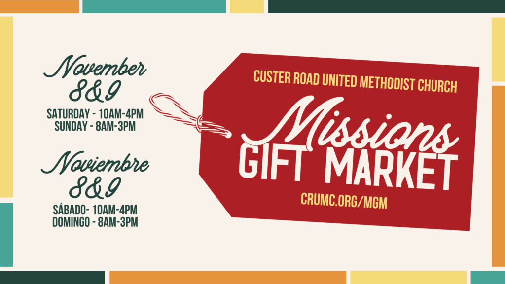 Mission Gift Market 2025 at Custer Road UMC Plano Texas